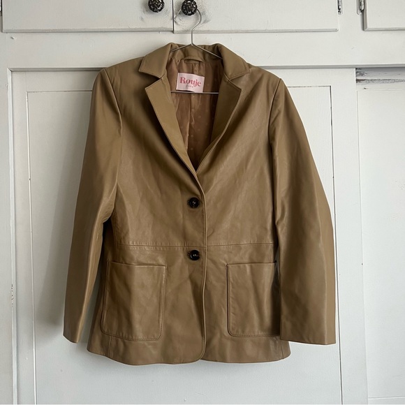 Rouje Jaubert Jacket - Camel Lamb Leather - Picture 1 of 11